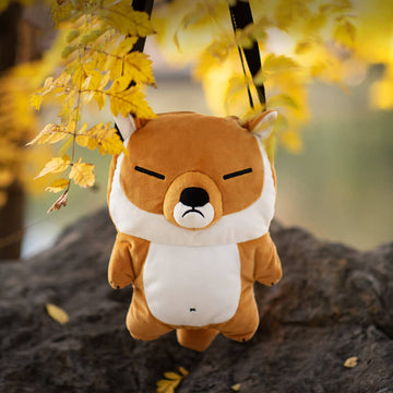 Cute Plush Tibetan Fox Shoulder Bag, Crossbody Packet